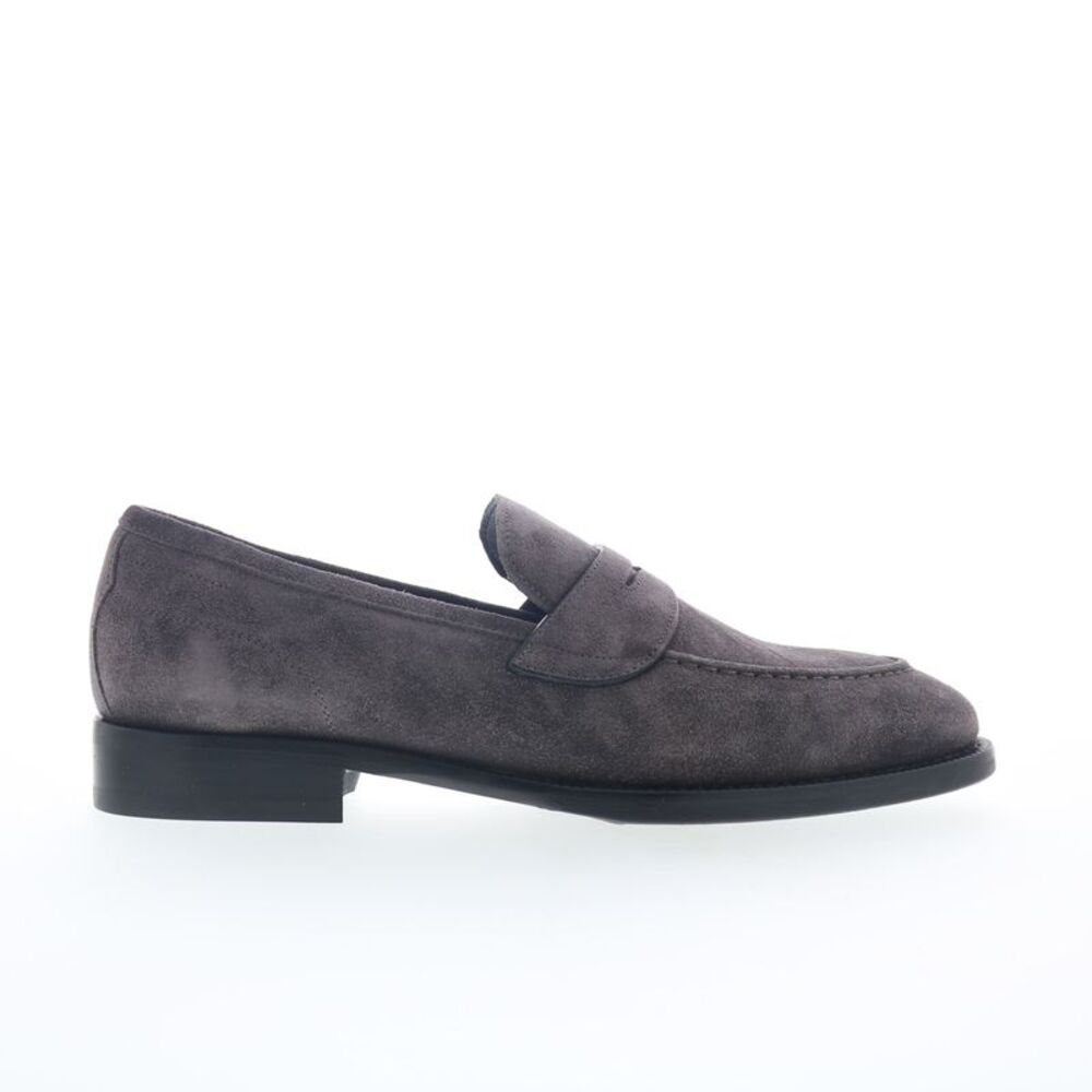 Di Bianco Mens Aviano Suede Lavagna Gray Shoes (NWT)